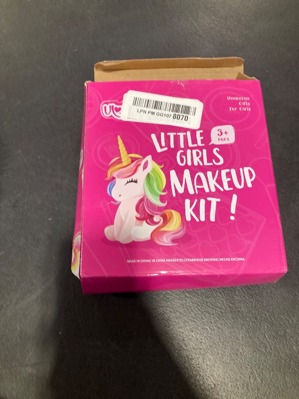 View 2 of ULOVEME Kids Real Makeup Kit with Unicorn Purse