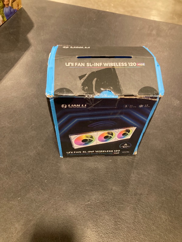 View 2 of Lian Li UNI Fan SL-Infinity 120 Triple Pack ARGB Case Fans