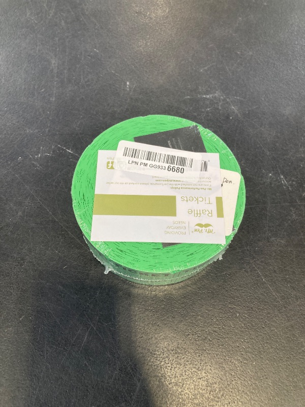 Photo 1 of Mr. Pen Raffle Tickets Double Rolls - 1000 pcs