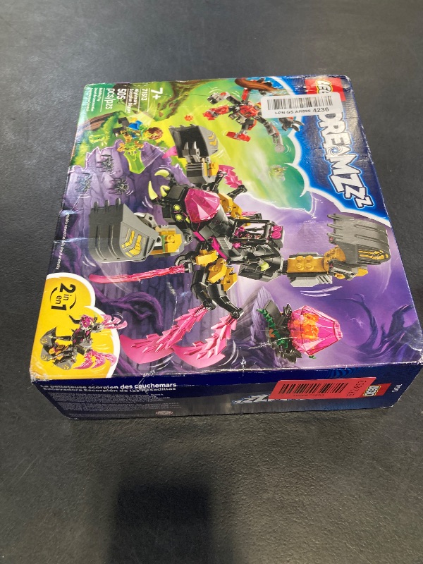 Photo 1 of LEGO DREAMZzz Nightmare Scorpion Digger Building Set 71513