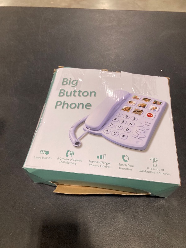 Photo 1 of Excelltel Big Button Corded Landline Phone for Seniors