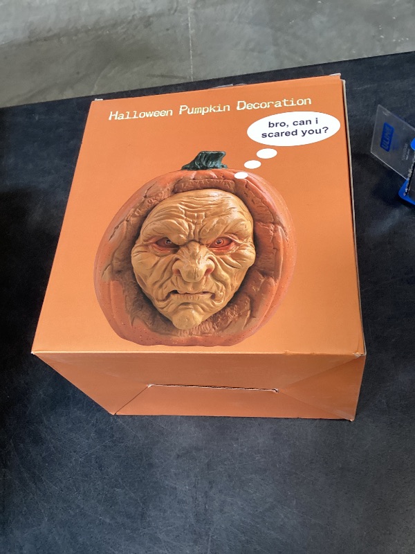 Photo 1 of EVAPLUS Animated Pumpkin Decor (Orange)