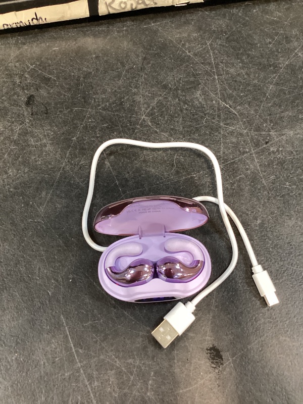 Photo 1 of PURPLE BLUETOOTH EARBUDS