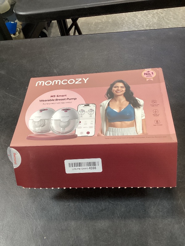 View 2 of Momcozy M5 Smart Wearable Breast Pump