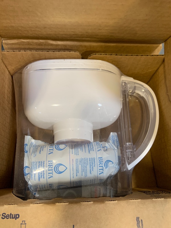 Photo 1 of Brita Metro 6-Cup Water Filter Pitcher, White