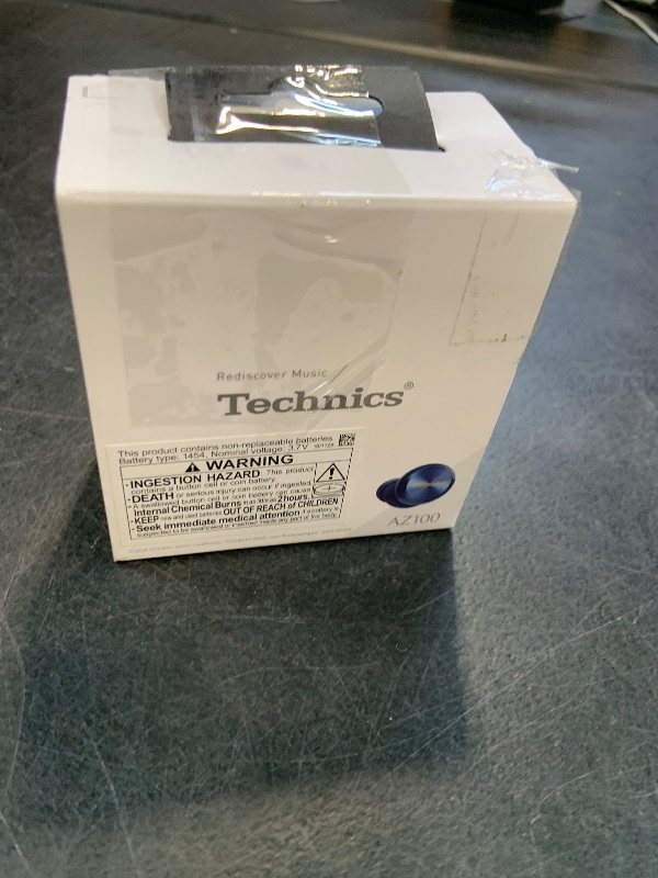 Photo 1 of Technics Reference Class Hi-Fi Wireless Ear Buds, Dolby Atmos with Head Tracking, Adaptive Noise Cancelling, 3 Device Multipoint, 10-Hr Battery, Wireless Charging, Improved Fit, EAH-AZ100-A(Blue)