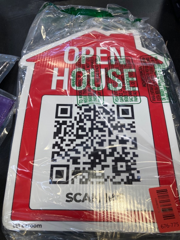 Photo 1 of Caroom 12'' x 17'' Open House Signs (3-Pack)