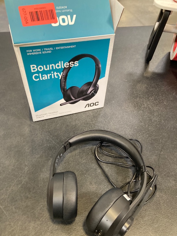 Photo 1 of AOC Wireless Headset with Mic, Bluetooth 5.4