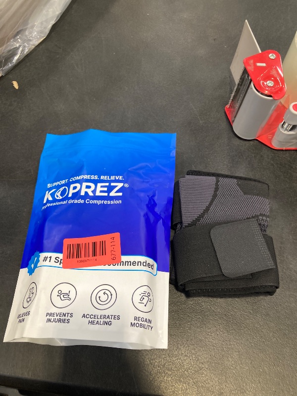 Photo 1 of Koprez Ankle Compression Sleeve & Brace for Plantar Fasciitis Relief