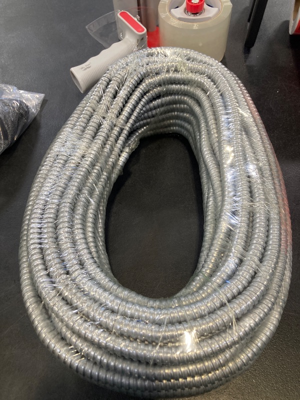 View 2 of Wesiti 3/8" x 100 ft Galvanized Steel Flexible Conduit