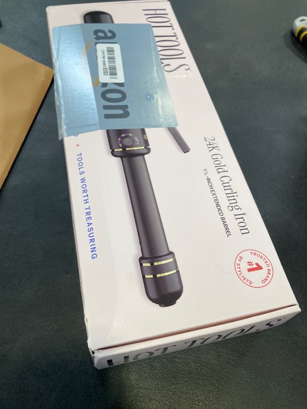 Photo 1 of Hot Tools 1.5" Extended Barrel Curling Iron for Loose Curls