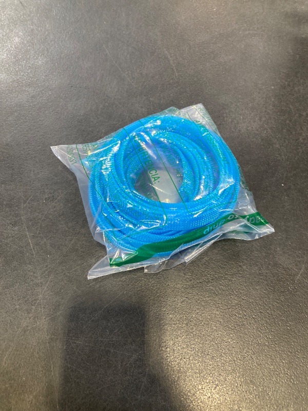 Photo 1 of Kelepu Braided Expandable Cable Sleeve - Blue, 1/2" x 25ft