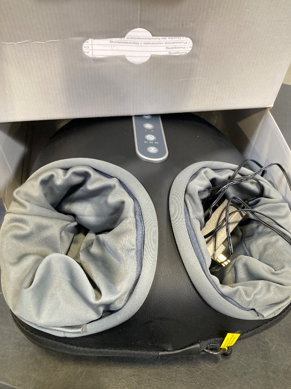 Photo 1 of Medcursor Foot Massager with Heat - Shiatsu Feet Massage Machine Delivers Relief for Tired Muscles & Plantar, Deep Kneading Therapy, Multi-Level Settings for Home, Office Use, Size up to 13"