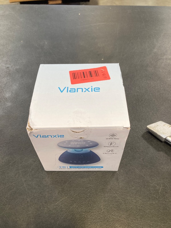 Photo 1 of Vlanxie White Noise Sound Machine with Night Light