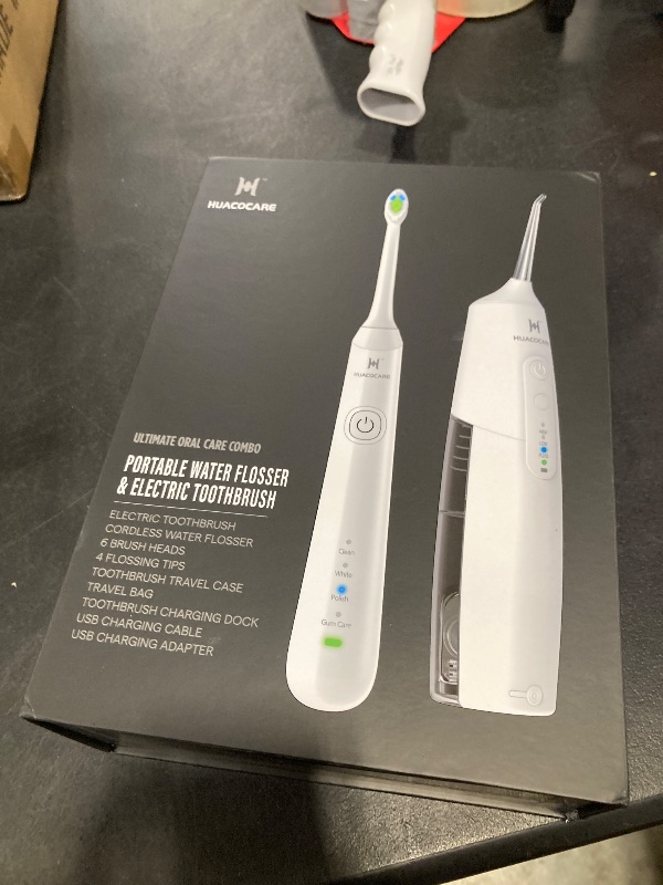 View 3 of *** MISSING PARTS*** HUACO CARE 2-in-1 Water Flosser & Electric Toothbrush Combo