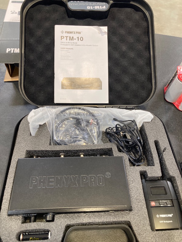 Photo 1 of Phenyx Pro PTM-10 UHF Wireless In-Ear Monitor System