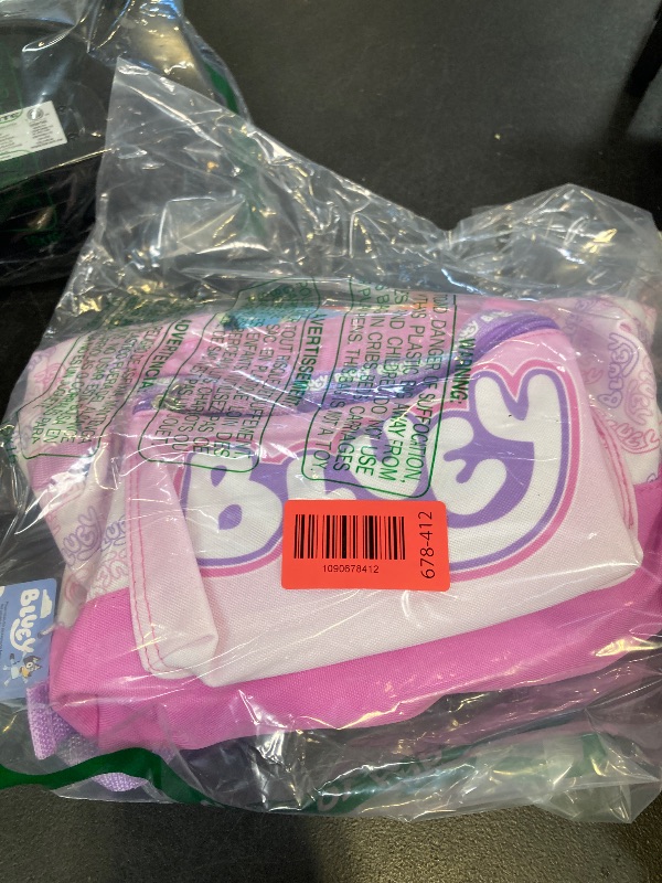 View 2 of Bluey Backpack Set for Girls (Pink, 3-Piece)