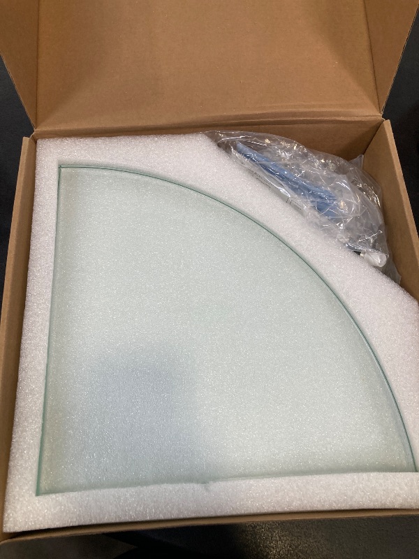 Photo 1 of decorstat Corner Glass Shower Caddy (4 Pack)
