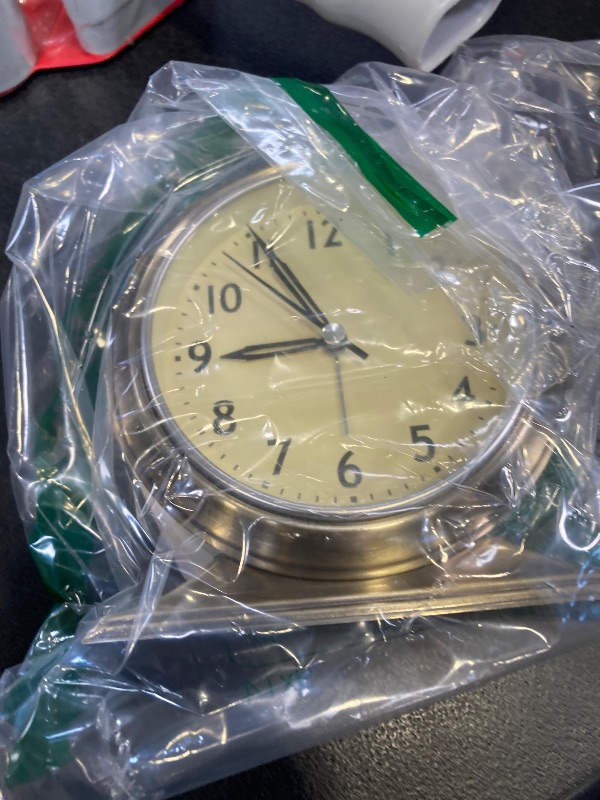 Photo 1 of AYRELY Vintage Metal Alarm Clock - Gold