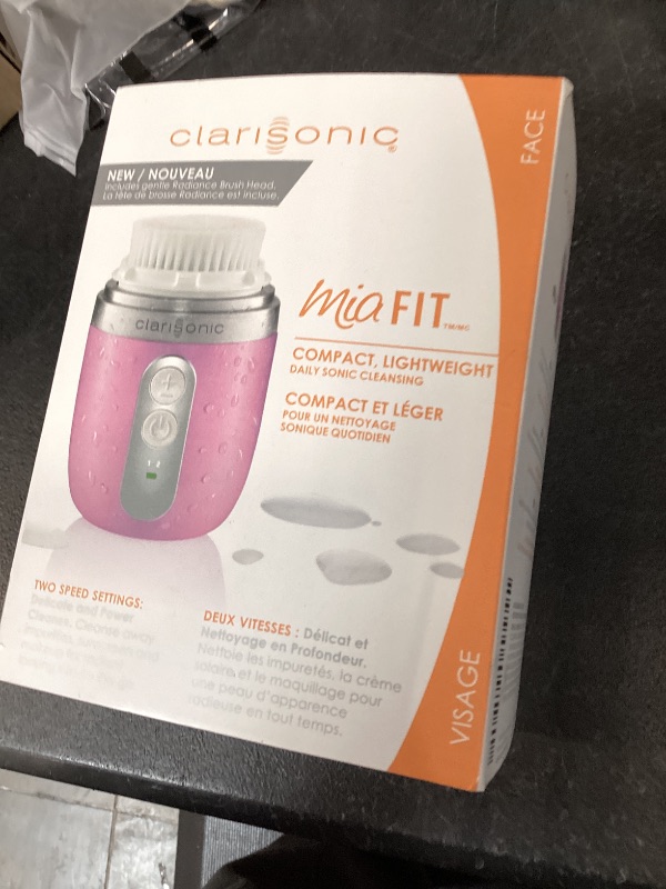 Photo 1 of Clarisonic Mia Fit Sonic Facial Skin Cleansing Brush System, Pink