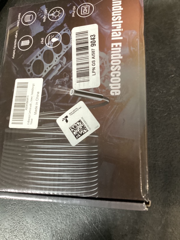 Photo 1 of MugEasy Endoscope Camera with Light, 4.3" IPS Screen, 1920P HD, 16.5FT