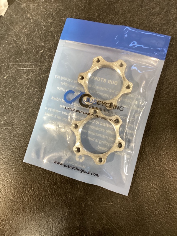 Photo 1 of Juscycling Bicycle Disk Brake Rotor Adapter, 44mm Flange, 6 Bolt
