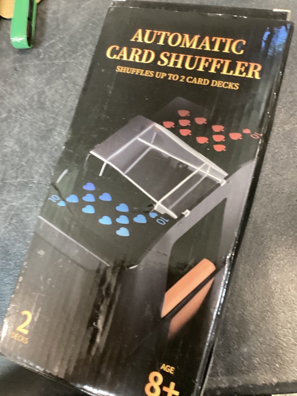 Photo 1 of MagicDealer 2-in-1 Card Shuffler and Dealer Machine with 8 Remotes
