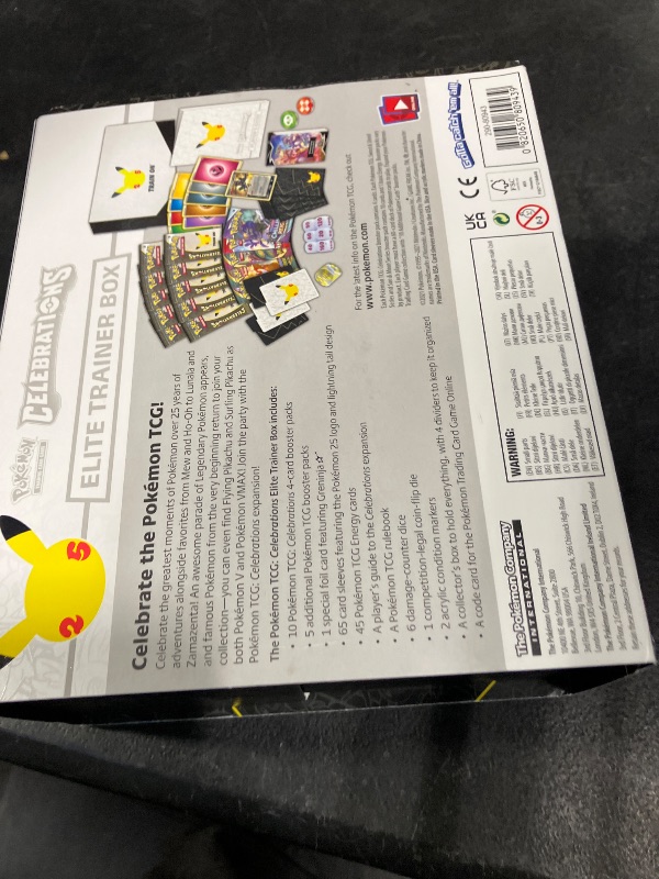 Photo 1 of Pokemon 25th Anniversary Celebrations Elite Trainer Box