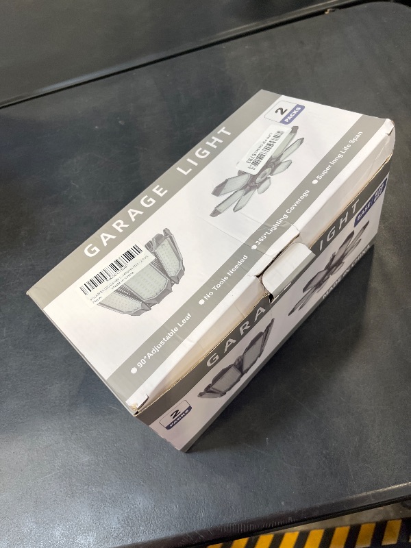 Photo 1 of POLARPRA 200W LED Garage Light, 6500K Daylight (2-Pack)