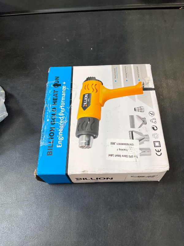 Photo 1 of BILLION GOLD Heat Gun, 1800W, 1200? Max Temp