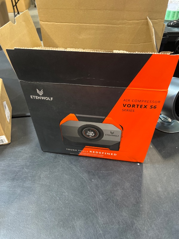Photo 1 of ETENWOLF VORTEX S6 Cordless Air Compressor (19200 mAh, 160 PSI Max)