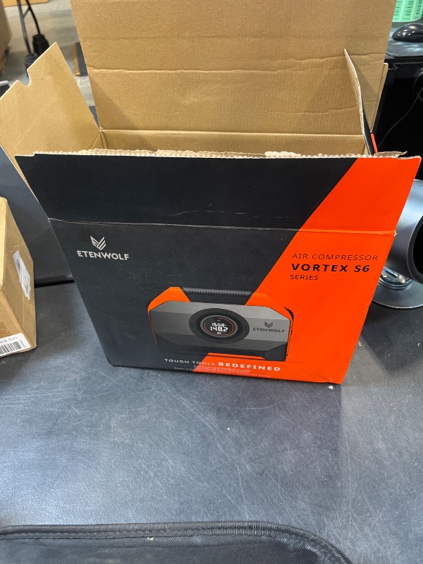 Photo 1 of ETENWOLF VORTEX S6 Cordless Air Compressor (19200 mAh, 160 PSI Max)