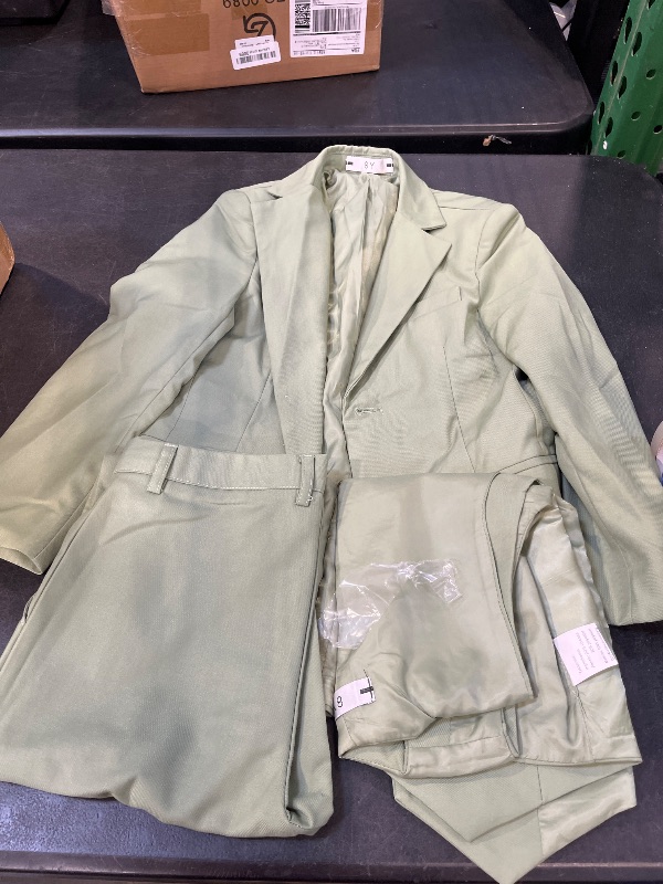 Photo 1 of Tiefony Boys' 3-Piece Formal Suit Set Sage Green 8y
