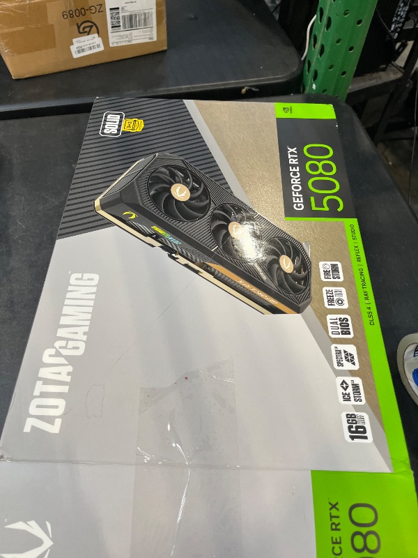 Photo 1 of Zotac GeForce RTX 5080 Solid 16GB GDDR7 PCI-Express Graphics Card
