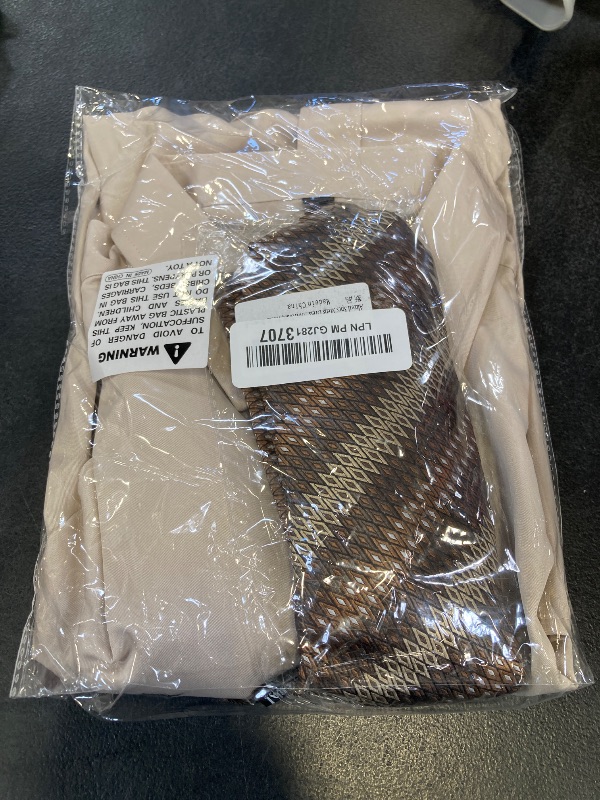 Photo 1 of Alizeal Mens 3 Pcs Long Sleeve Shirts Set, Khaki-Brown-S