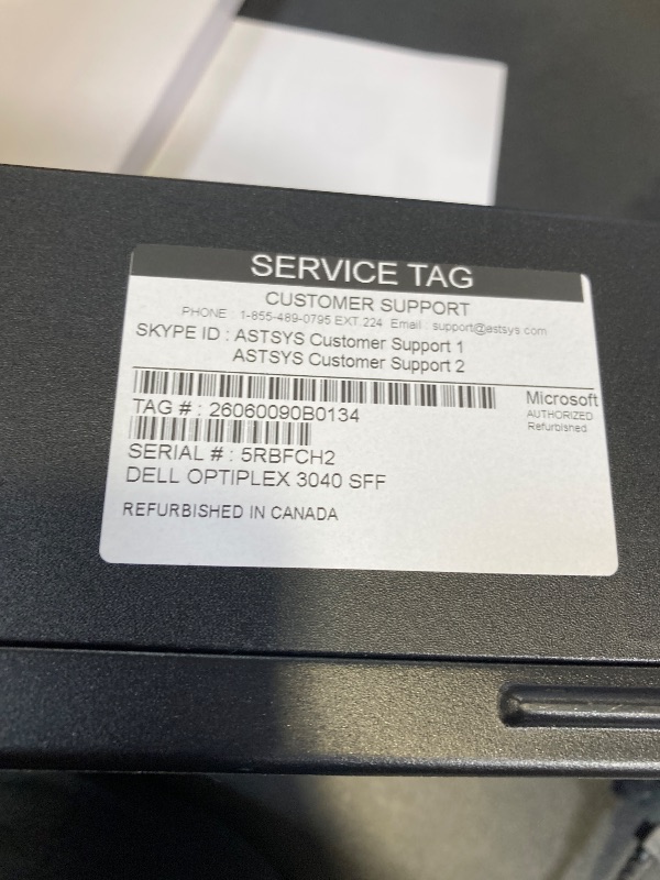 Photo 1 of Dell OptiPlex 3040 Desktop PC Bundle