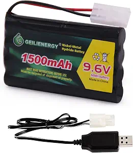 Photo 1 of CBB 9.6V 600mAh Ni-Cd Battery Pack for RC Trucks