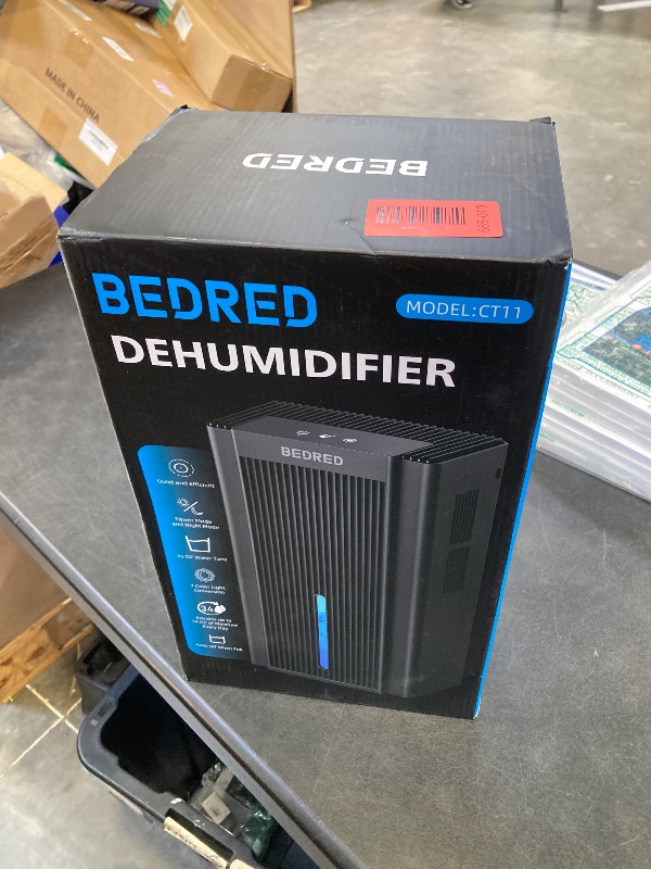 View 2 of BEDRED Dehumidifier, Black, 1000 Sq.Ft, 95 OZ Tank