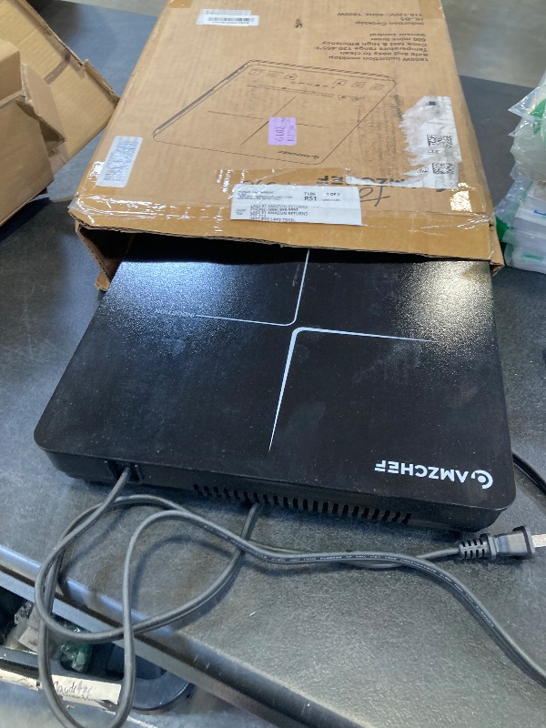 Photo 1 of AMZCHEF Portable Induction Cooktop, 1800W, 11 inch