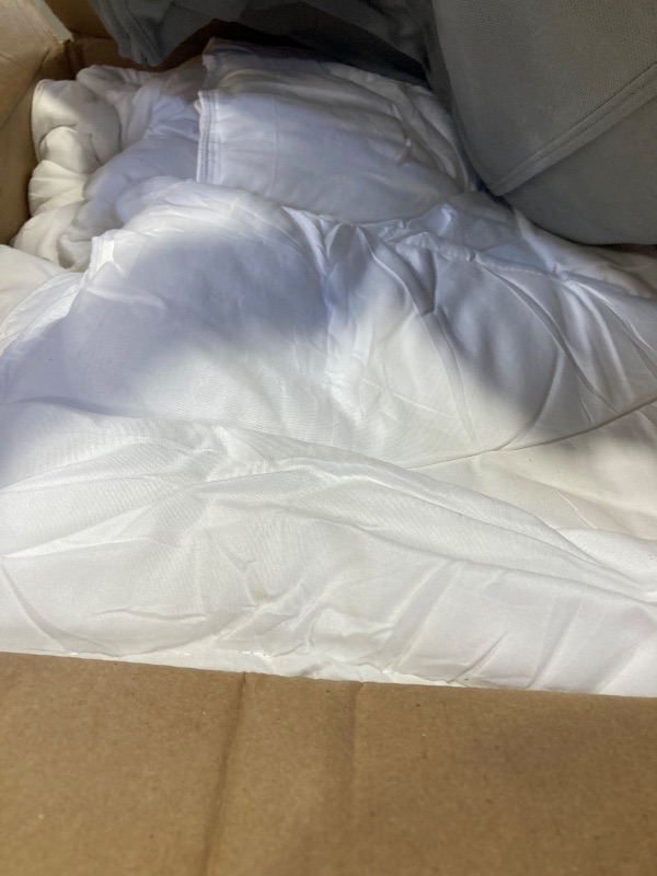 Photo 1 of Bare Home King Comforter Set - White