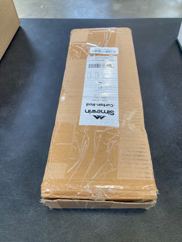 Photo 1 of SIMEWIN Adjustable Metal Curtain Rod (28"-150")