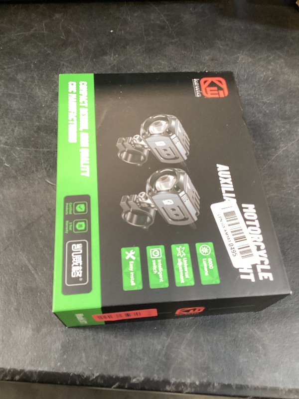 Photo 1 of Kewig Motorcycle Auxiliary LED Lights Kit - Black