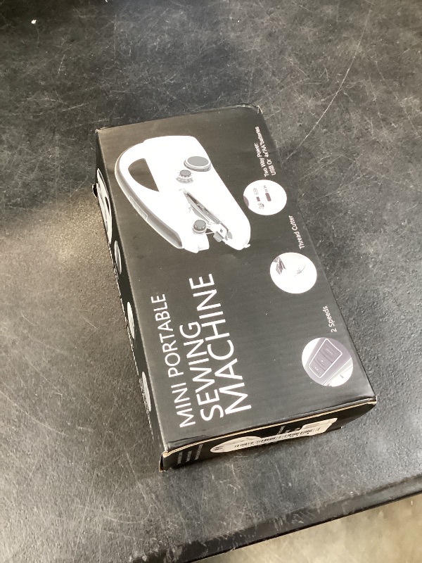 Photo 1 of SnowVoice Handheld Sewing Machine, Black