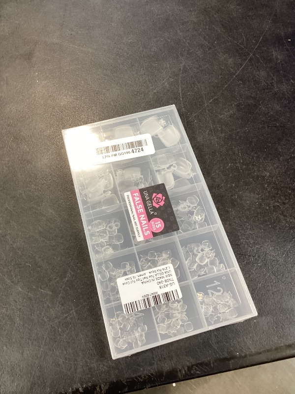 View 2 of UNA GELLA 216Pcs Squoval Toe Nail Tips