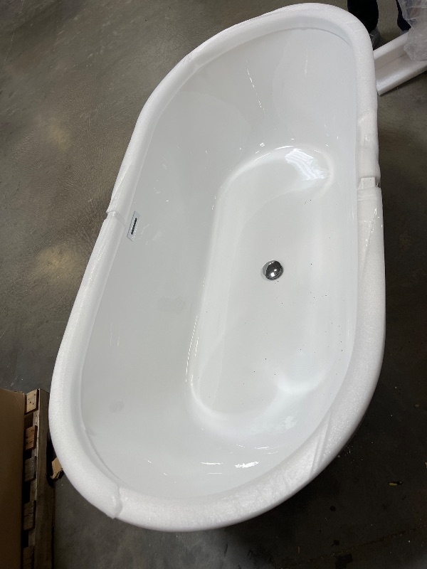View 2 of BATHTUB WHITE ACRYLIC OVAL FREE STANDING