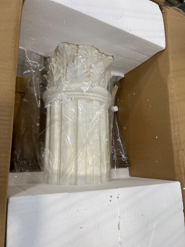 Photo 1 of Tall White Roman Columns and Pillars for Wedding Ceremony Porch Columns
