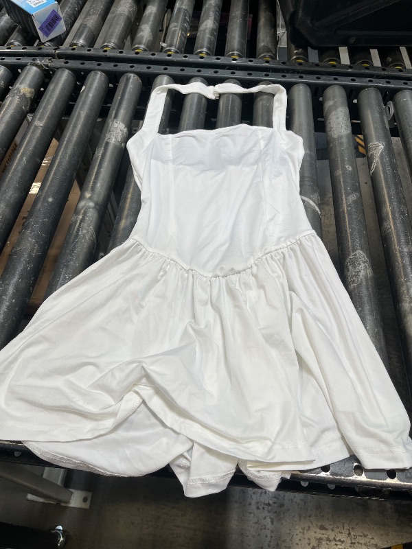 Photo 1 of large white halter top dress