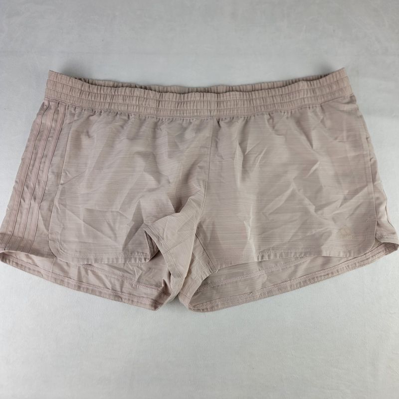 Photo 1 of Adidas Womens XXL Aeroready Pacer Short Tan Lightweight Workout