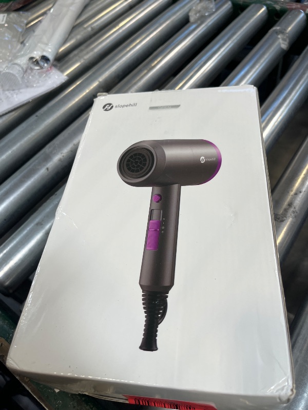 View 2 of Slopehill Professional Ionic Hair Dryer - 1800W, Low Noise, Cosmic Orange