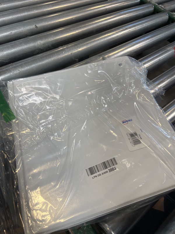 Photo 1 of Avery Heavy-Duty View 3 Ring Binder, 1" EZD Rings, 275 Sheets, White